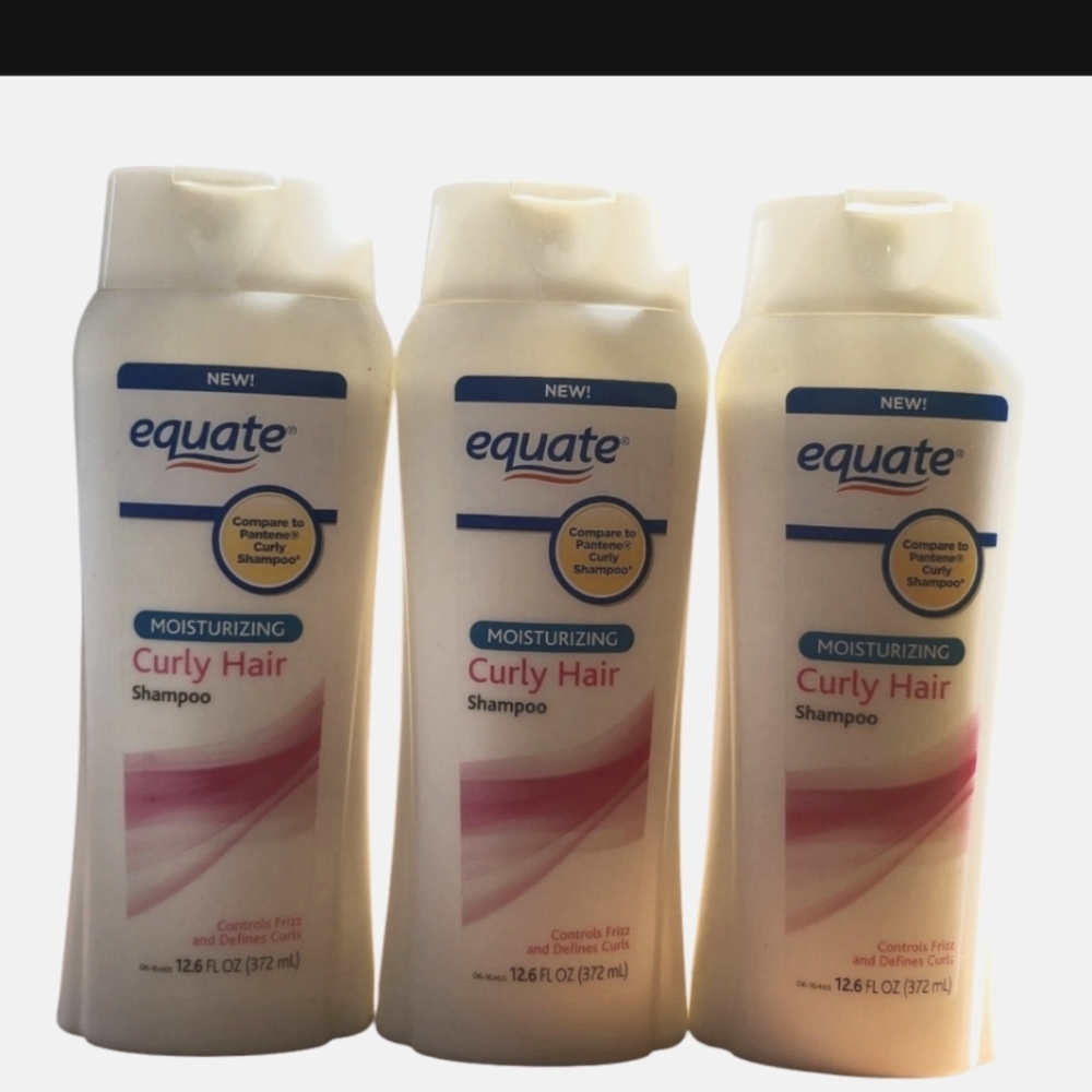 3 Equate moisturizing curly hair shampoo, 12.6 fl oz